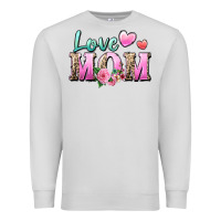 Dove Grey love mom Premium Sweatshirt - Zillion Design Studio