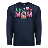 Navy love mom Premium Sweatshirt - Zillion Design Studio