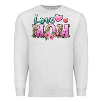 Oatmeal Heather love mom Premium Sweatshirt - Zillion Design Studio