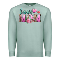 Seafoam love mom Premium Sweatshirt - Zillion Design Studio