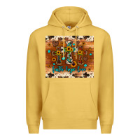 Antique Gold faith hope love cross Premium Hoodie - JahusDesignShop