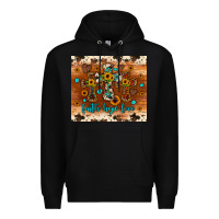 Black faith hope love cross Premium Hoodie - JahusDesignShop