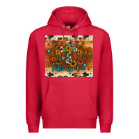 Cardinal faith hope love cross Premium Hoodie - JahusDesignShop