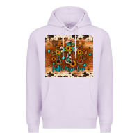 Lilac faith hope love cross Premium Hoodie - JahusDesignShop