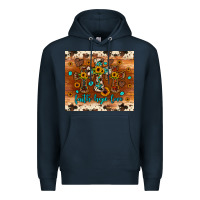 Navy faith hope love cross Premium Hoodie - JahusDesignShop