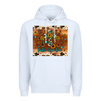 White faith hope love cross Premium Hoodie - JahusDesignShop
