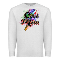 Oatmeal Heather cool mom Premium Sweatshirt - Zillion Design Studio