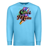 Ocean Blue cool mom Premium Sweatshirt - Zillion Design Studio