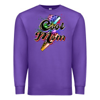 Purple cool mom Premium Sweatshirt - Zillion Design Studio