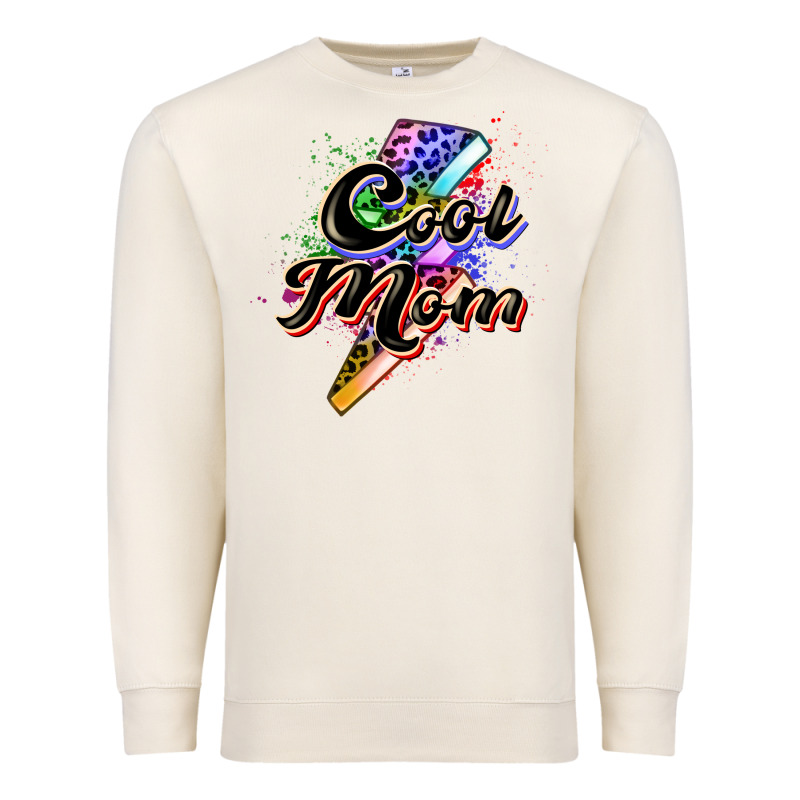 Cool Mom Premium Sweatshirt by Zillion Design Studio | Teevron