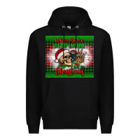 Black when you’re dead inside but it's christmas tumbler Premium Hoodie - BundleAndBundleShop
