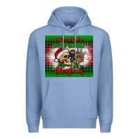 Colony Blue when you’re dead inside but it's christmas tumbler Premium Hoodie - BundleAndBundleShop