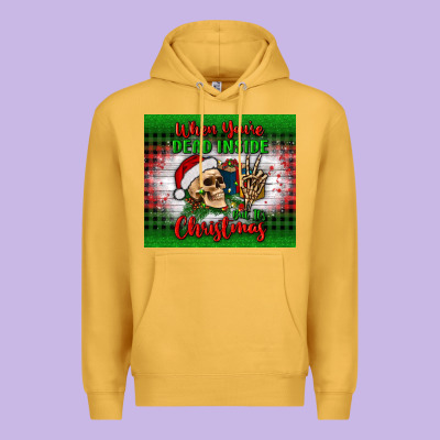 When You’re Dead Inside But It's Christmas Tumbler Premium Hoodie Designed By Bundleandbundleshop