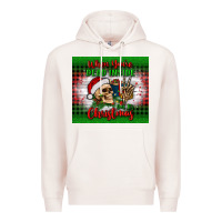 Pale Pink when you’re dead inside but it's christmas tumbler Premium Hoodie - BundleAndBundleShop