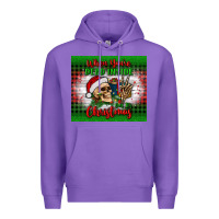 Purple when you’re dead inside but it's christmas tumbler Premium Hoodie - BundleAndBundleShop