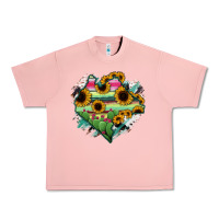 Salmon Chiapas State Of Mexico Map Urban Heavy Tee - RanaPortraitStore