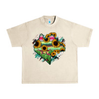 Sandshell Chiapas State Of Mexico Map Urban Heavy Tee - RanaPortraitStore