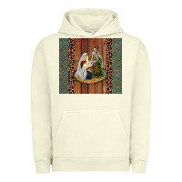 Pigment Pistachio jesus Urban Hoodie - JahusDesignShop