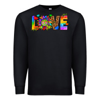 Black lgbtq love Premium Sweatshirt - texasbilliewilder
