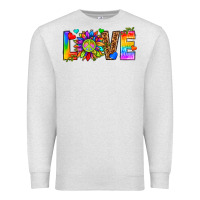 Oatmeal Heather lgbtq love Premium Sweatshirt - texasbilliewilder