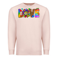 Pale Pink lgbtq love Premium Sweatshirt - texasbilliewilder