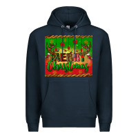Navy merry christmas tumbler Premium Hoodie - BundleAndBundleShop