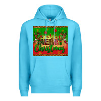 Ocean Blue merry christmas tumbler Premium Hoodie - BundleAndBundleShop