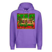 Purple merry christmas tumbler Premium Hoodie - BundleAndBundleShop