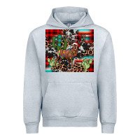 Heather Grey christmas reinder Urban Hoodie - JahusDesignShop