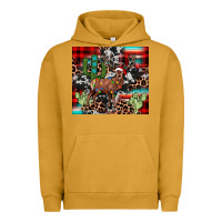 Pigment Peanut Butter christmas reinder Urban Hoodie - JahusDesignShop