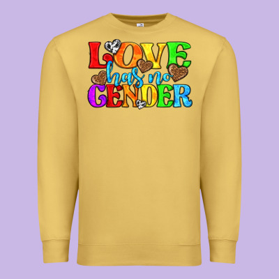 Premium Sweatshirt love has no gender pride lgbtq