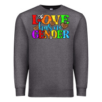Charcoal Heather love has no gender pride lgbtq Premium Sweatshirt - texasbilliewilder