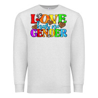 Oatmeal Heather love has no gender pride lgbtq Premium Sweatshirt - texasbilliewilder
