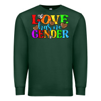 Sports Green love has no gender pride lgbtq Premium Sweatshirt - texasbilliewilder