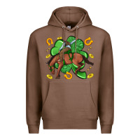 Chestnut cowboy with shamrock Premium Hoodie - Artiststas