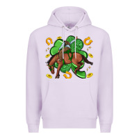 Lilac cowboy with shamrock Premium Hoodie - Artiststas