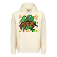 Sandshell cowboy with shamrock Premium Hoodie - Artiststas