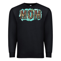 Black aztec mom Premium Sweatshirt - Zillion Design Studio