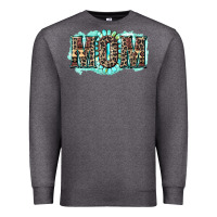 Charcoal Heather aztec mom Premium Sweatshirt - Zillion Design Studio