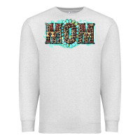 Oatmeal Heather aztec mom Premium Sweatshirt - Zillion Design Studio