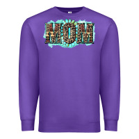 Purple aztec mom Premium Sweatshirt - Zillion Design Studio