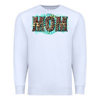 White aztec mom Premium Sweatshirt - Zillion Design Studio
