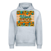 Heather Grey Blessed mama Urban Hoodie - Artiststas