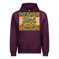 Mauve Wine Blessed mama Urban Hoodie - Artiststas