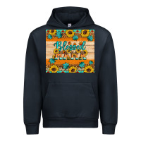 Navy Blessed mama Urban Hoodie - Artiststas