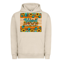 Pigment French Oak Blessed mama Urban Hoodie - Artiststas