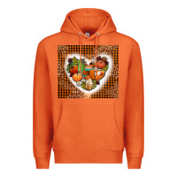Carrot western fall heart Premium Hoodie - AdoDesignShop