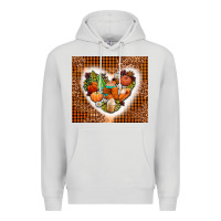 Dove Grey western fall heart Premium Hoodie - AdoDesignShop