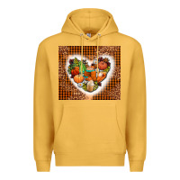 Mustard western fall heart Premium Hoodie - AdoDesignShop