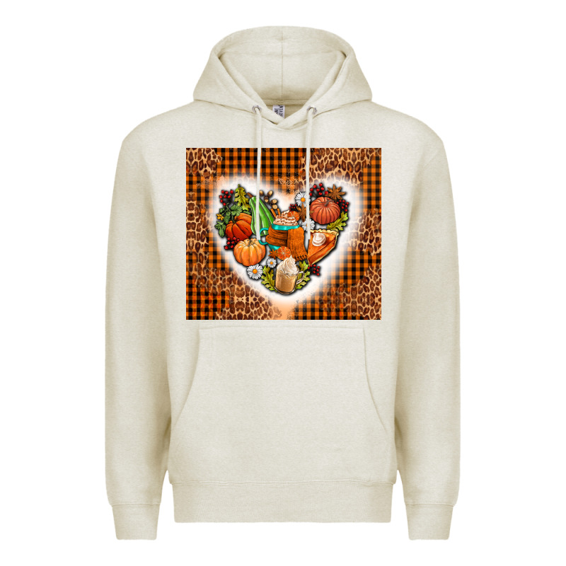 Western Fall Heart Premium Hoodie by AdoDesignShop | Teevron